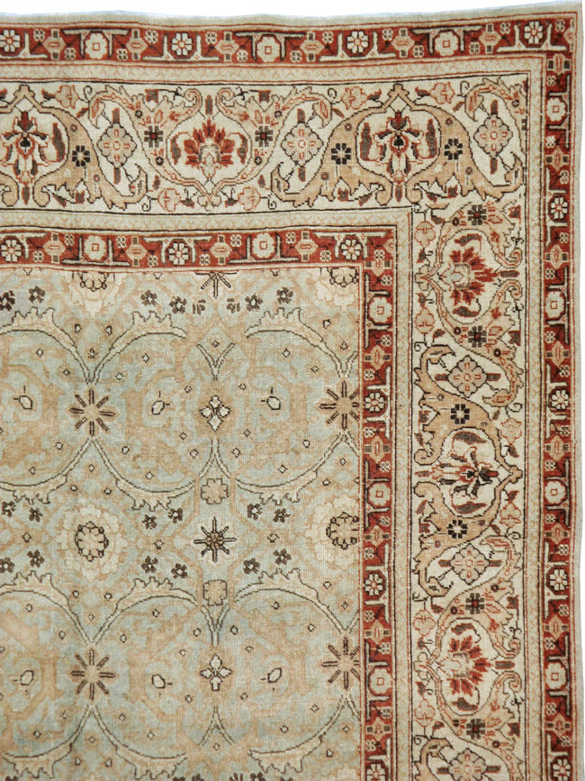 Antique Persian Tabriz Carpet, No.18267 - Galerie Shabab