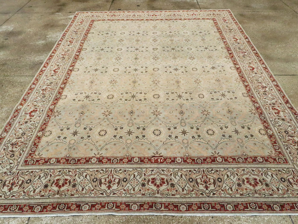 Antique Persian Tabriz Carpet, No.18267 - Galerie Shabab