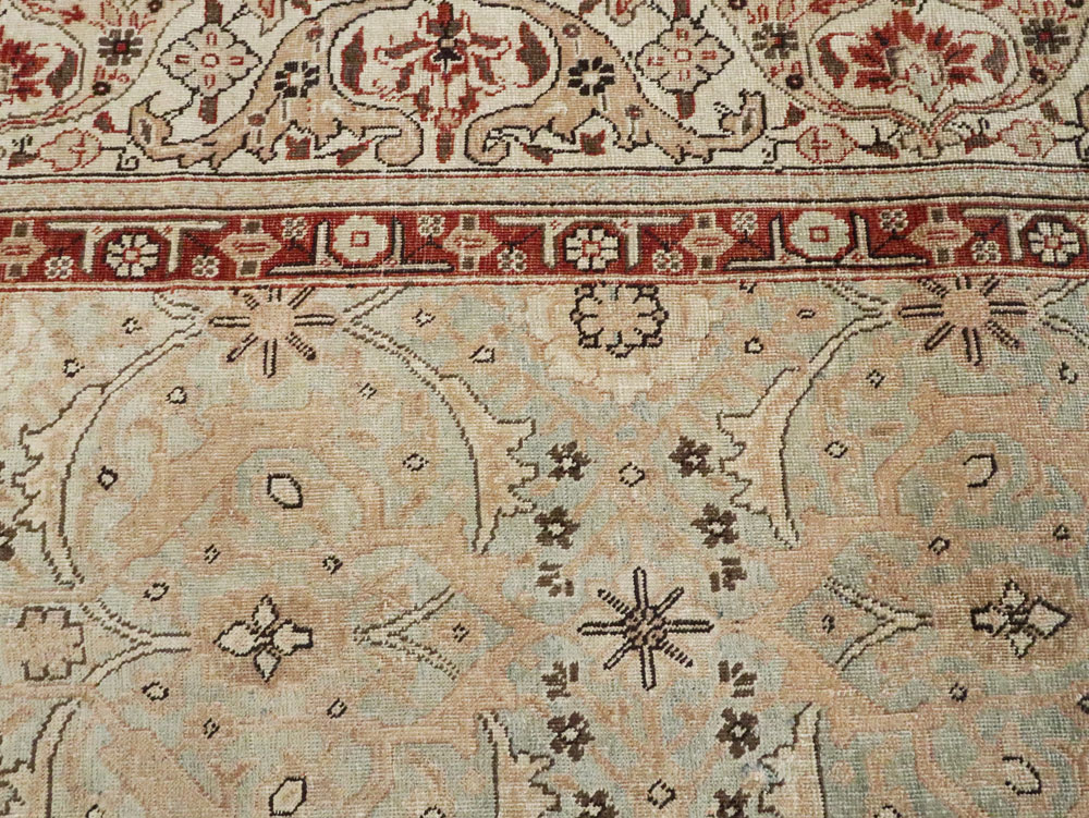 Antique Persian Tabriz Carpet, No.18267 - Galerie Shabab