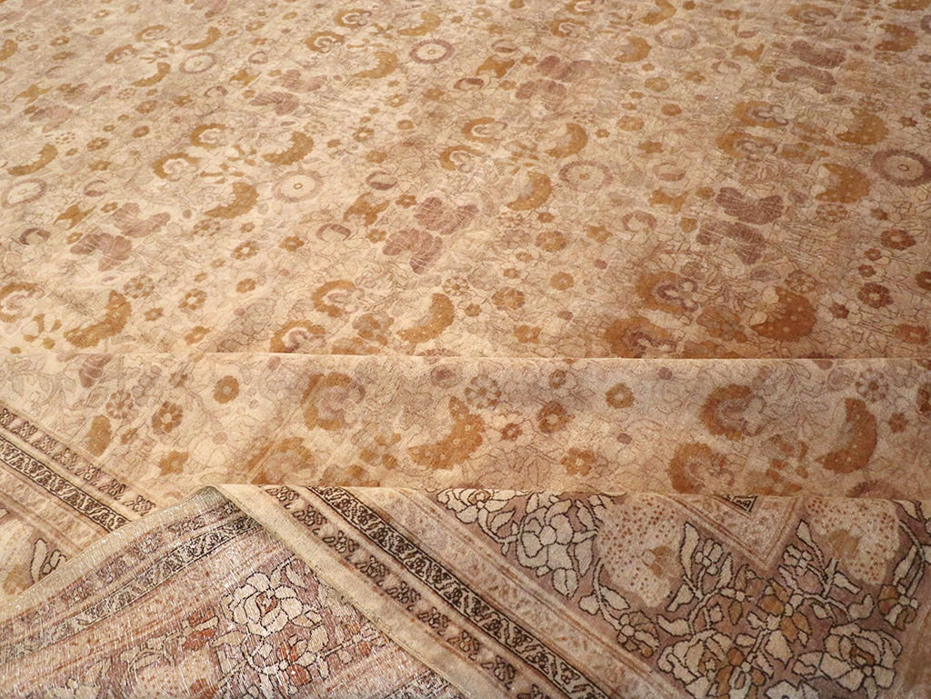 Antique Persian Tabriz Carpet, No.18268 - Galerie Shabab