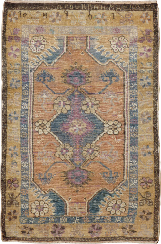 Vintage Oushak Rug, No.18309 - Galerie Shabab