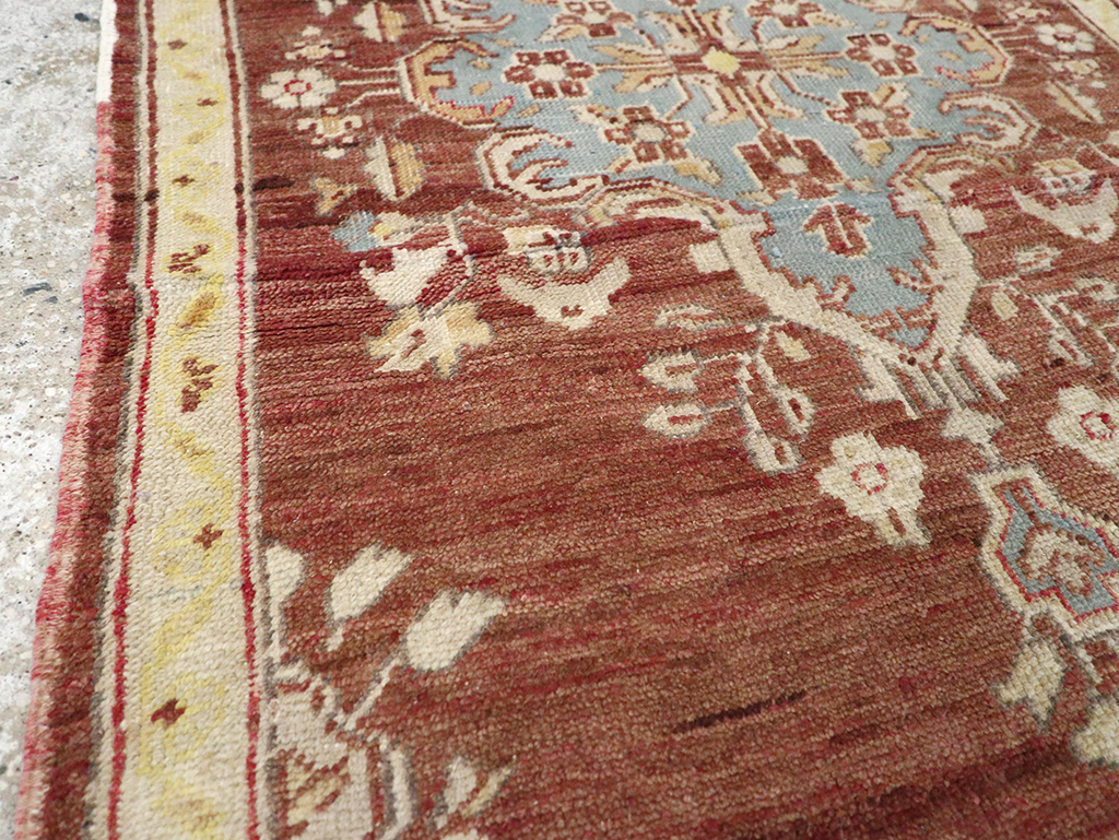 Vintage Turkish Oushak Rug, No.18329 - Galerie Shabab