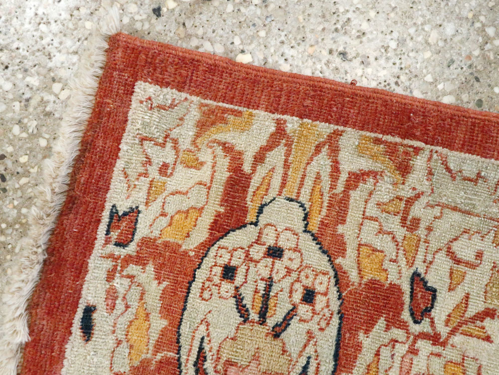 Antique Tabriz Hagi Jalili Rug, No.18332 - Galerie Shabab