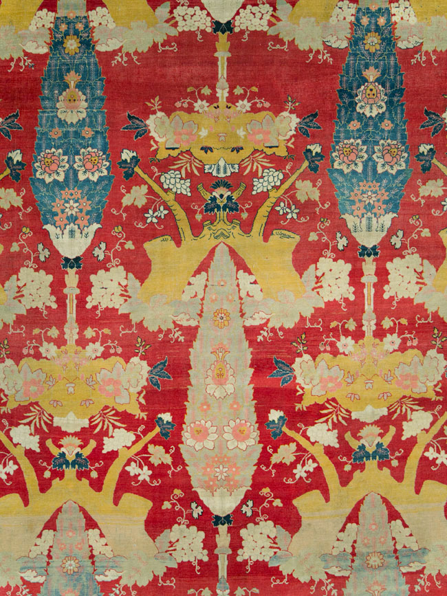 Antique Persian Tabriz Haji Jalili Carpet, No.18348 - Galerie Shabab