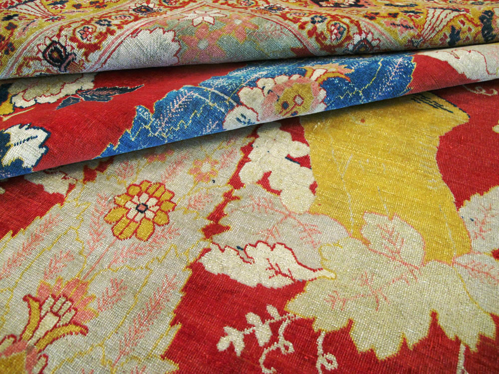 Antique Persian Tabriz Haji Jalili Carpet, No.18348 - Galerie Shabab