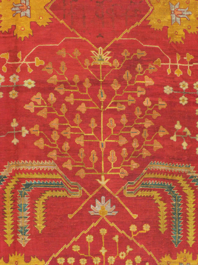 Antique Turkish Oushak Carpet, No.18352 - Galerie Shabab