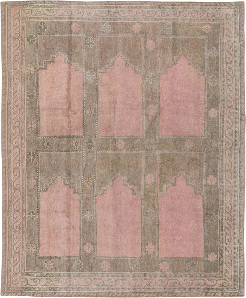 Vintage East Turkestan Khotan Accent Carpet, No.18360 - Galerie Shabab