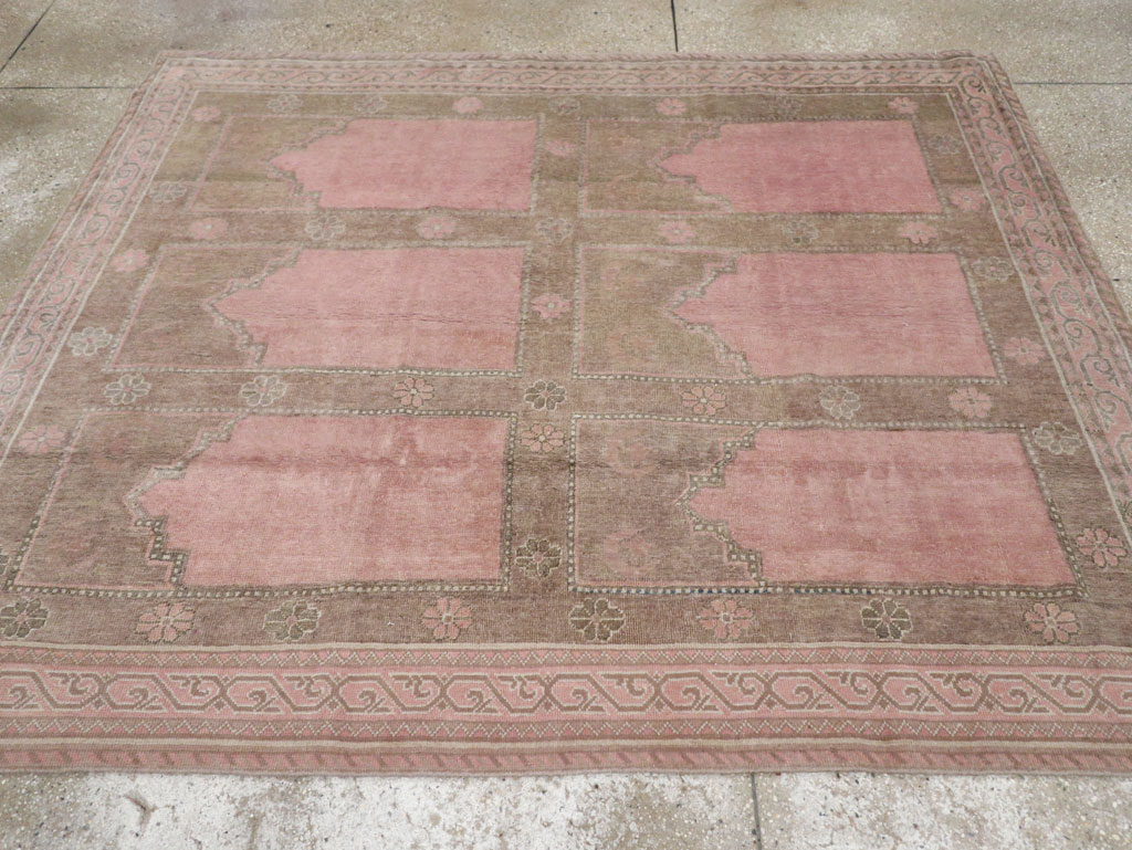 Vintage East Turkestan Khotan Accent Carpet, No.18360 - Galerie Shabab