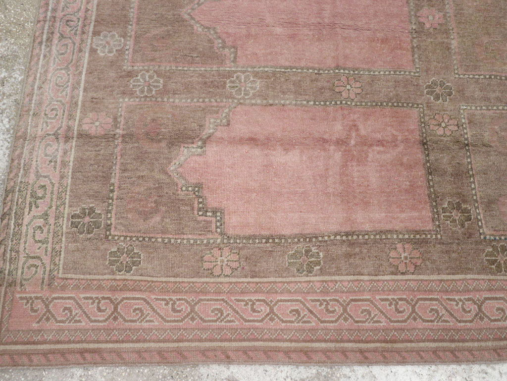Vintage East Turkestan Khotan Accent Carpet, No.18360 - Galerie Shabab