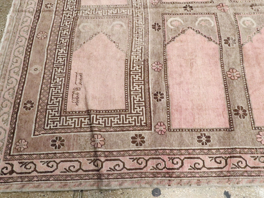 Antique East Turkestan Khotan Saph Carpet, No.18360 - Galerie Shabab