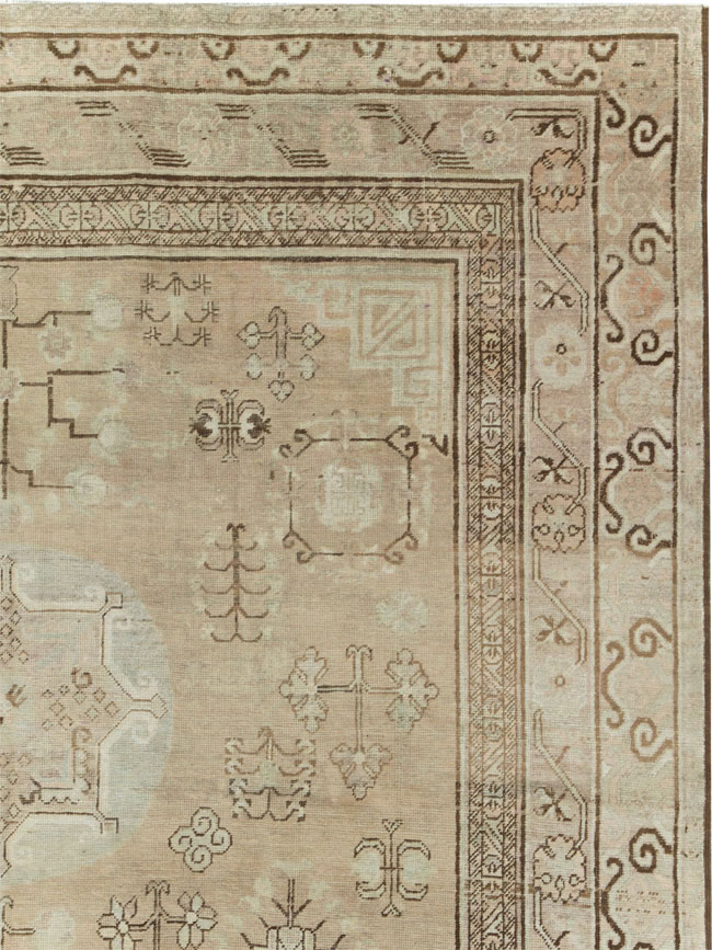 Antique East Turkestan Khotan Carpet, No.18367 - Galerie Shabab