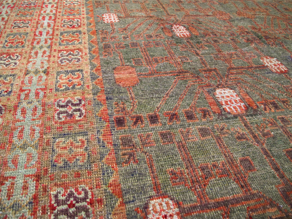 Antique East Turkestan Khotan Carpet, No.18377 - Galerie Shabab