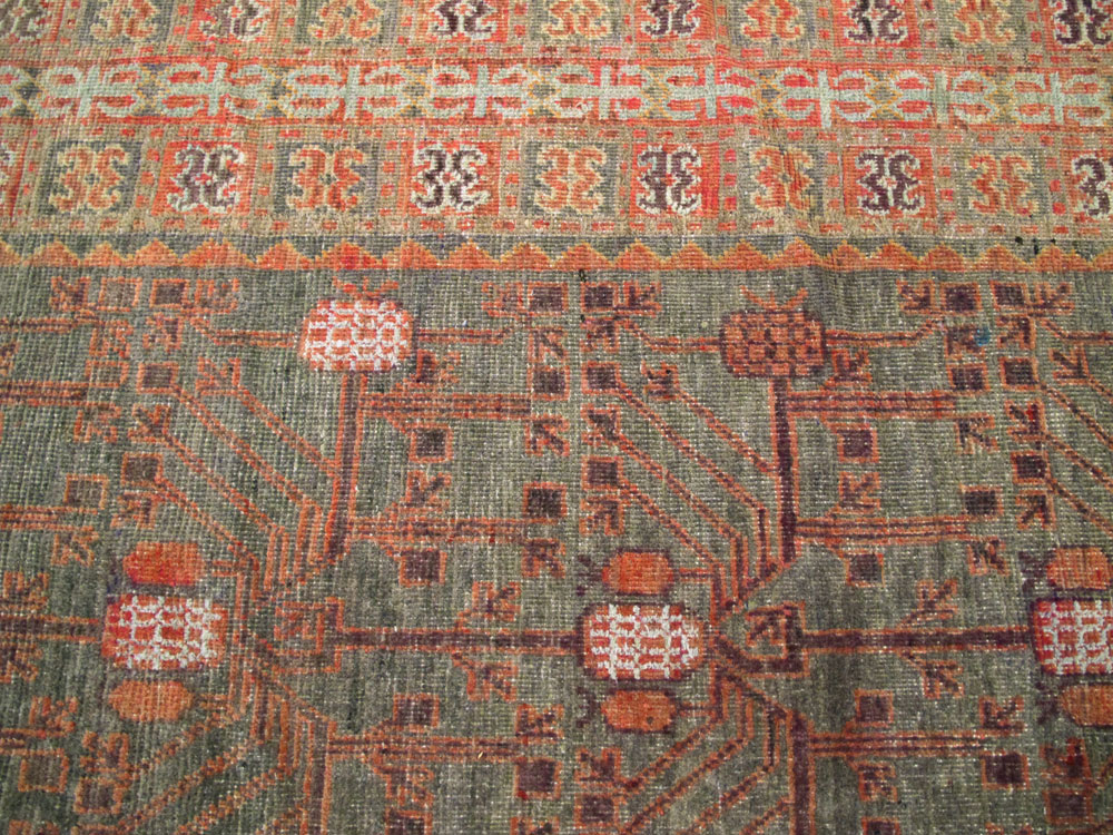 Antique East Turkestan Khotan Carpet, No.18377 - Galerie Shabab