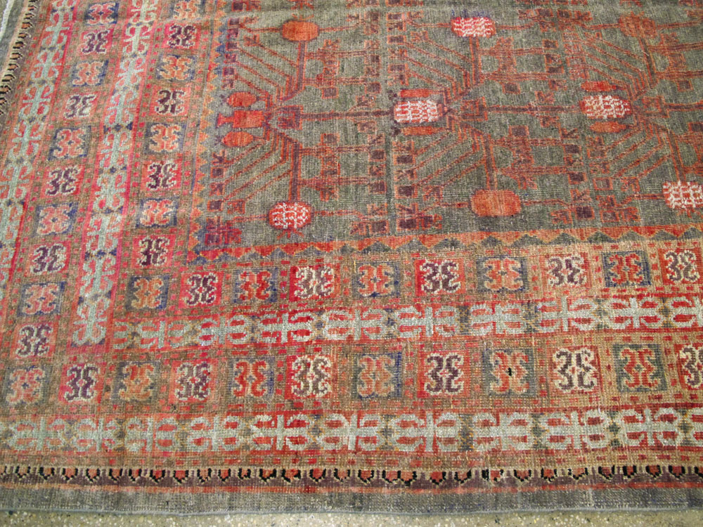 Antique East Turkestan Khotan Carpet, No.18377 - Galerie Shabab