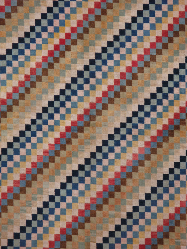 Vintage Modernist Persian Kashan, No.18380 - Galerie Shabab