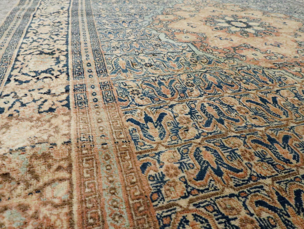 Antique Persian Tabriz Hagi Jalili Rug, No.18384 - Galerie Shabab