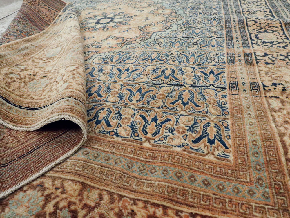 Antique Persian Tabriz Hagi Jalili Rug, No.18384 - Galerie Shabab