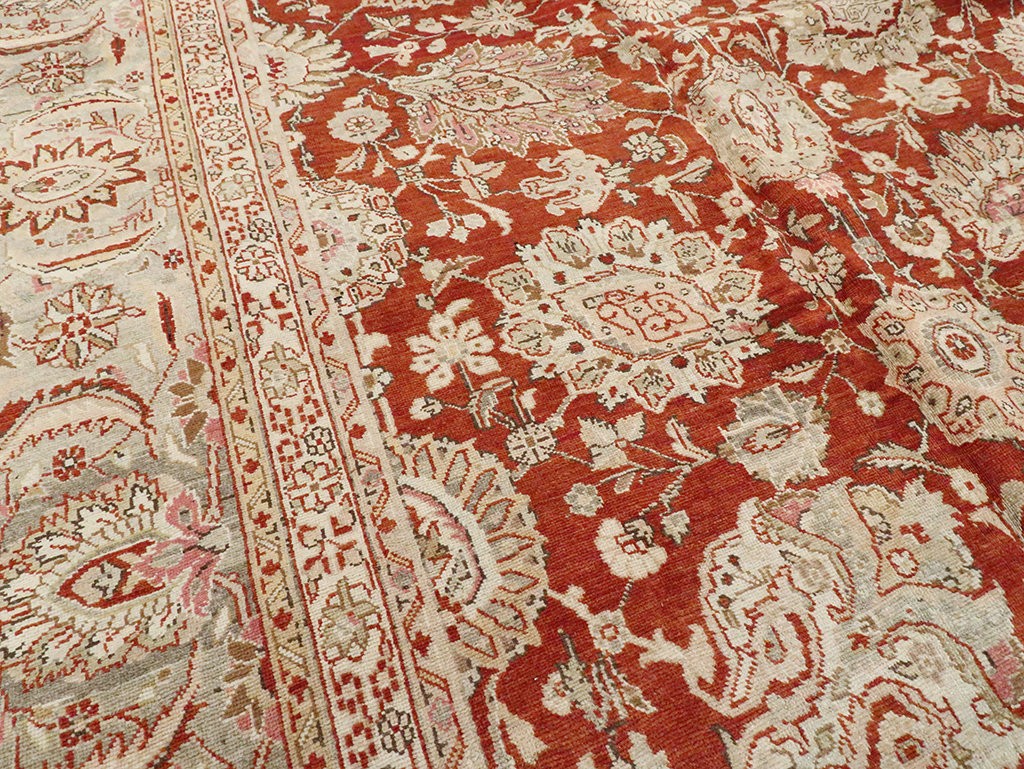 Antique Persian Mahal Carpet, No.18385 - Galerie Shabab