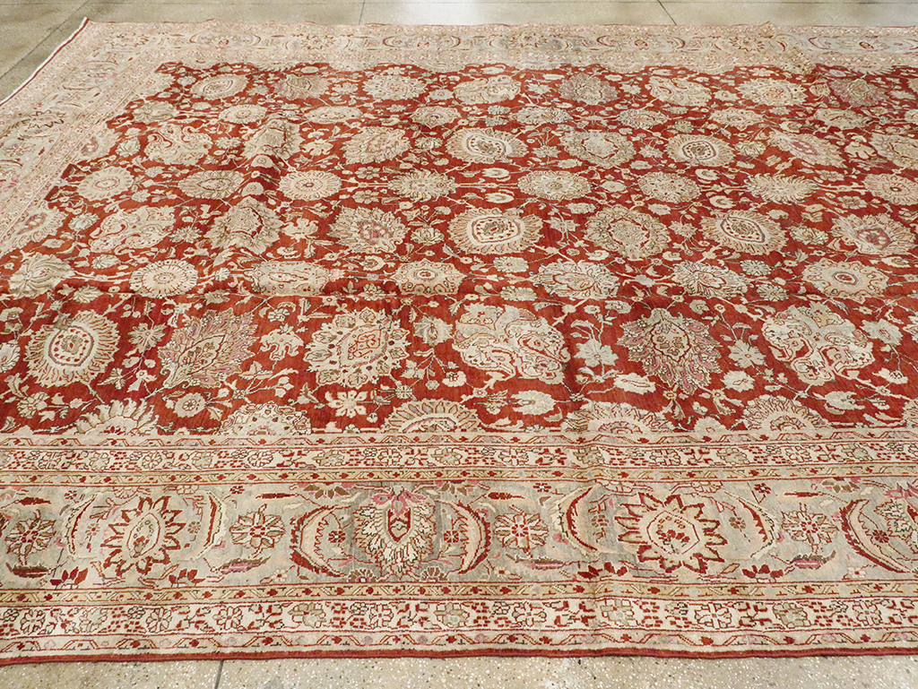Antique Persian Mahal Carpet, No.18385 - Galerie Shabab