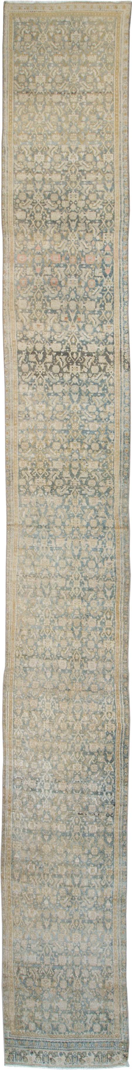 Vintage Persian Malayer Runner, No.18388 - Galerie Shabab