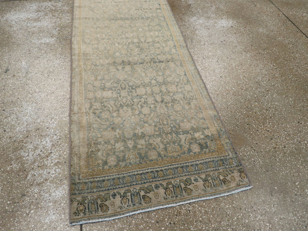 Vintage Persian Malayer Runner, No.18388 - Galerie Shabab