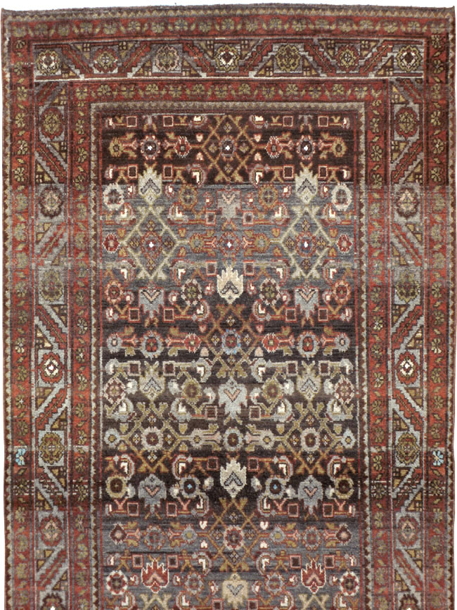 Vintage Persian Malayer Runner, No.18391 - Galerie Shabab