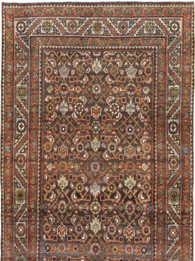 Vintage Persian Malayer Runner, No.18391 - Galerie Shabab