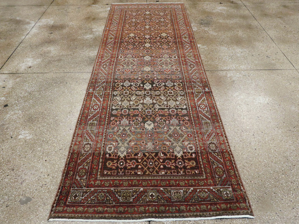 Vintage Persian Malayer Runner, No.18391 - Galerie Shabab