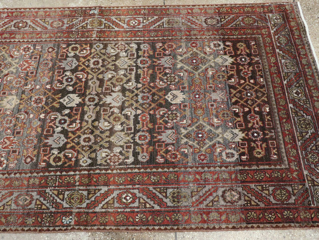 Vintage Persian Malayer Runner, No.18391 - Galerie Shabab