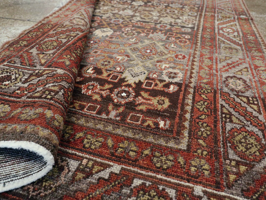 Vintage Persian Malayer Runner, No.18391 - Galerie Shabab