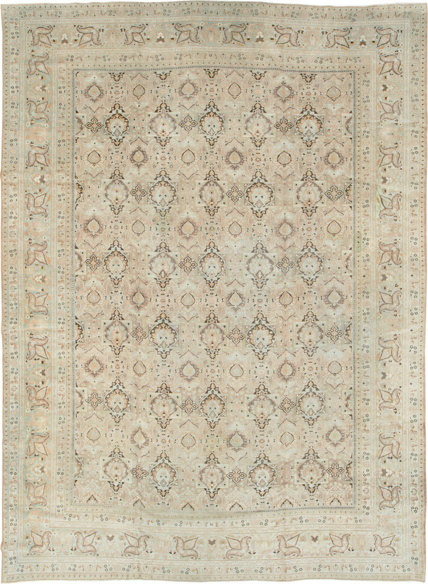 Antique Persian Dorokhsh Carpet, No.18392 - Galerie Shabab