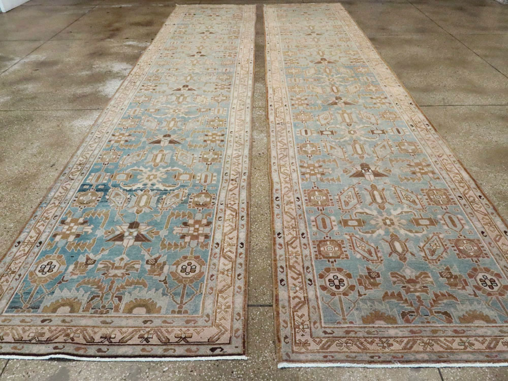 Vintage Persian Malayer Runner (Pair: 2 of 2), No.18393 - Galerie Shabab