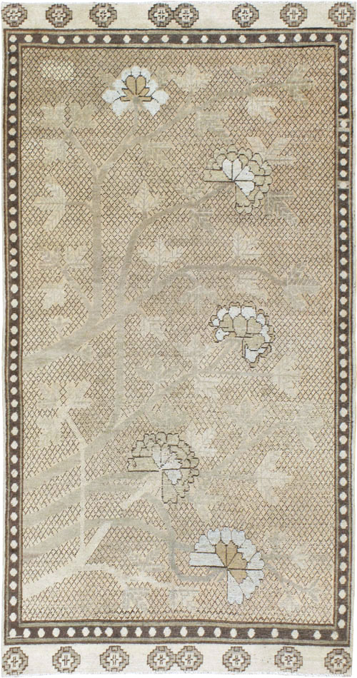 Antique East Turkestan Khotan Rug, No.18402 - Galerie Shabab