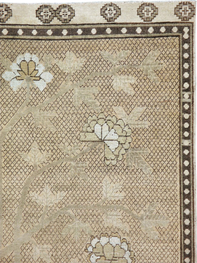 Antique East Turkestan Khotan Rug, No.18402 - Galerie Shabab