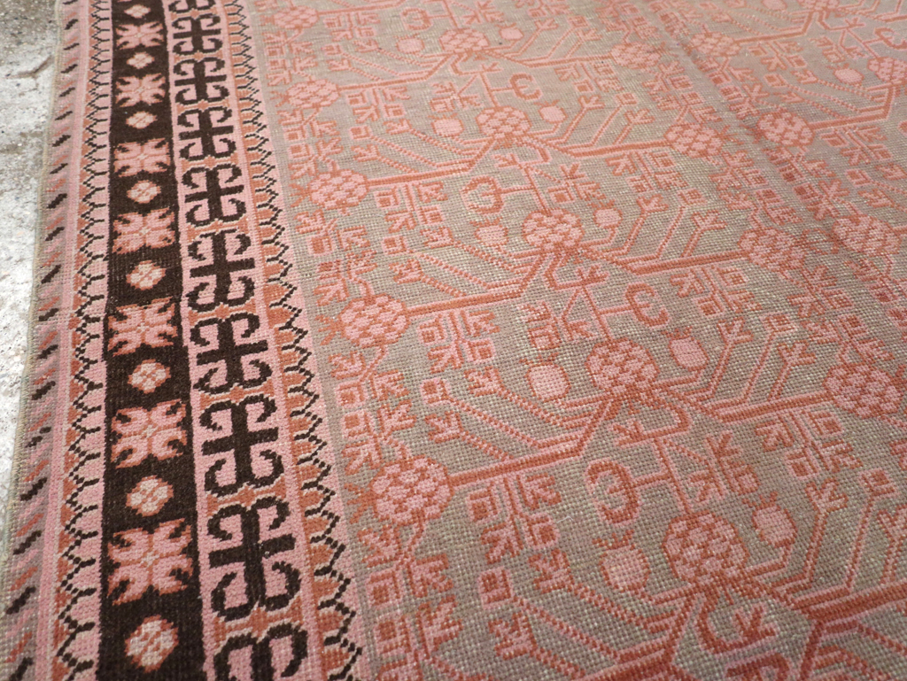 Vintage East Turkestan Khotan Carpet, No.18409 - Galerie Shabab