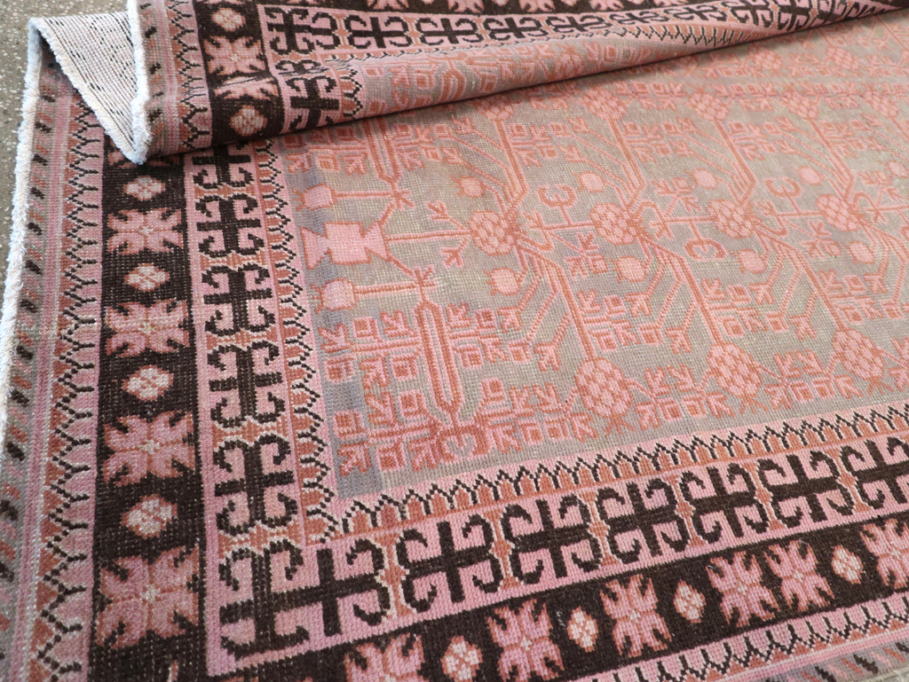 Vintage East Turkestan Khotan Carpet, No.18409 - Galerie Shabab