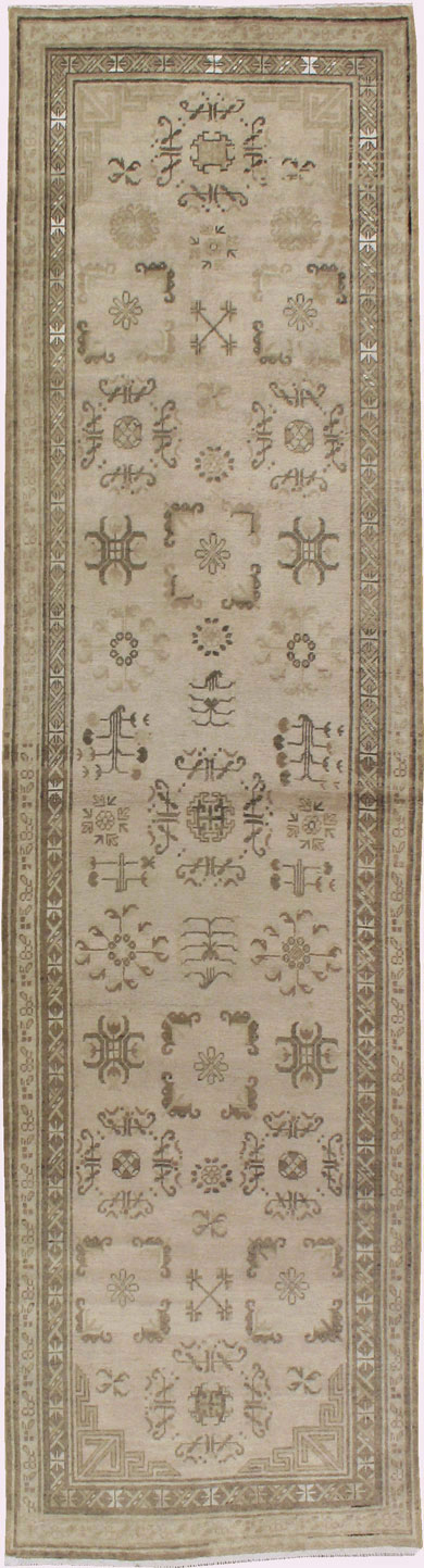 Vintage East Turkestan Khotan Runner, No.18419 - Galerie Shabab
