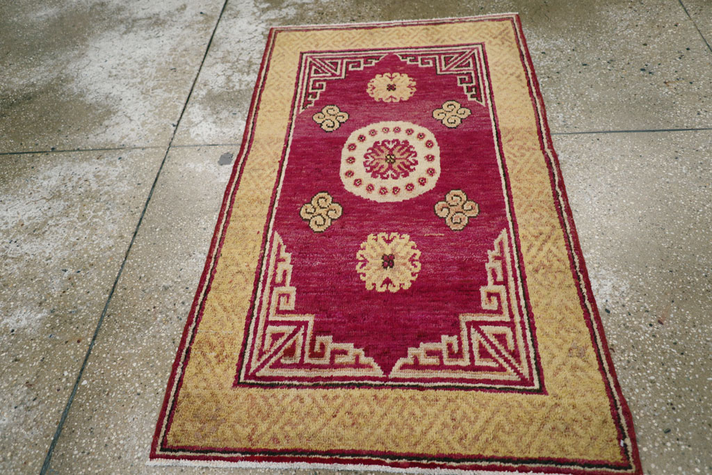 Antique East Turkestan Khotan Rug, No.18429 - Galerie Shabab