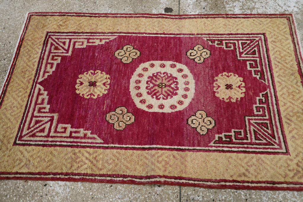 Antique East Turkestan Khotan Rug, No.18429 - Galerie Shabab