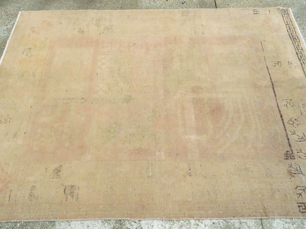 Vintage East Turkestan Khotan Rug, No.18437 - Galerie Shabab