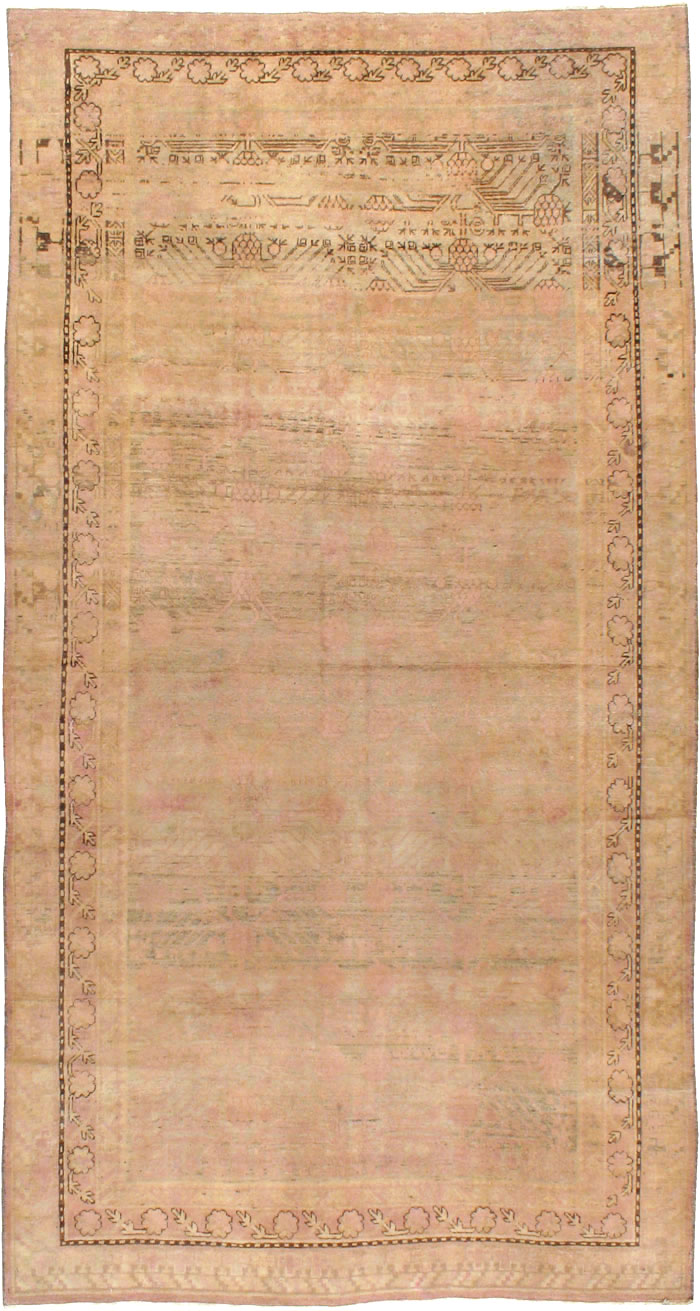 Vintage East Turkestan Khotan Carpet, No.18440 - Galerie Shabab