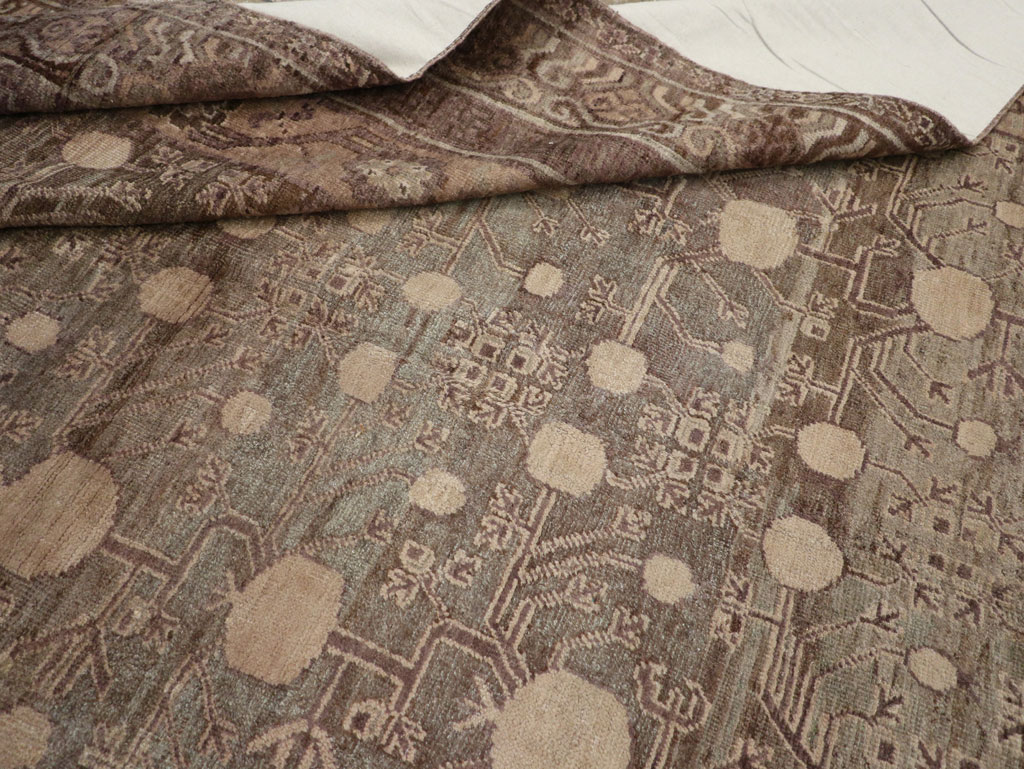 Vintage East Turkestan Khotan Carpet, No.18441 - Galerie Shabab