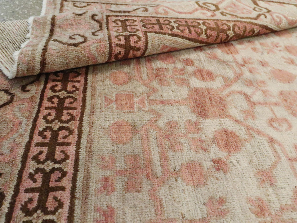 Vintage East Turkestan Khotan Rug, No.18442 - Galerie Shabab