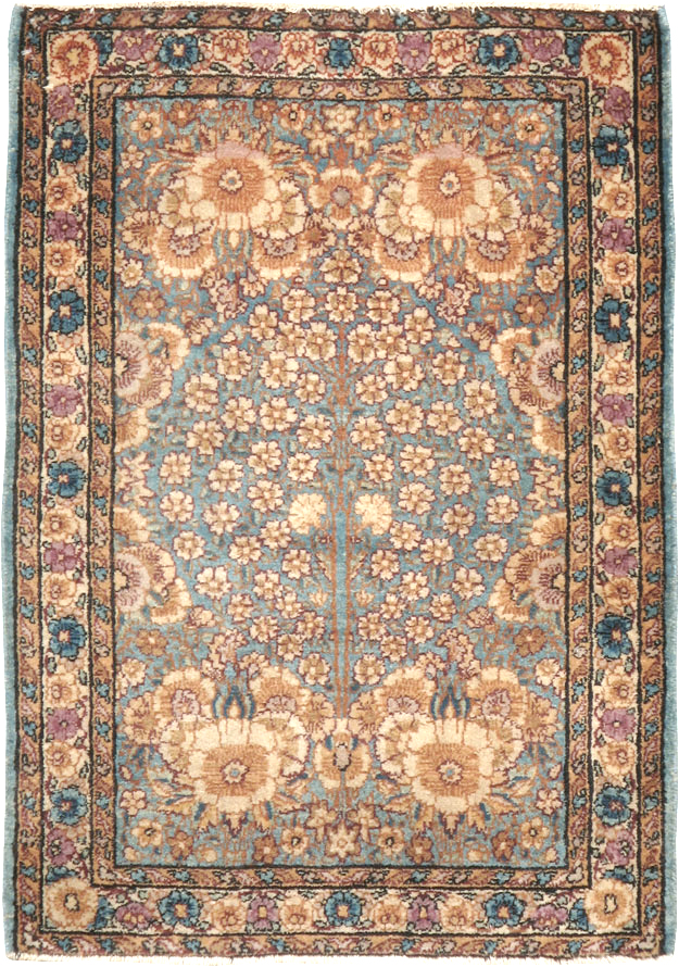 Antique Persian Kerman Rug, No.18447 - Galerie Shabab
