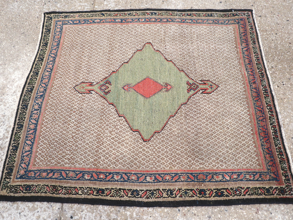 Vintage Persian Hamadan Rug, No.18461 - Galerie Shabab