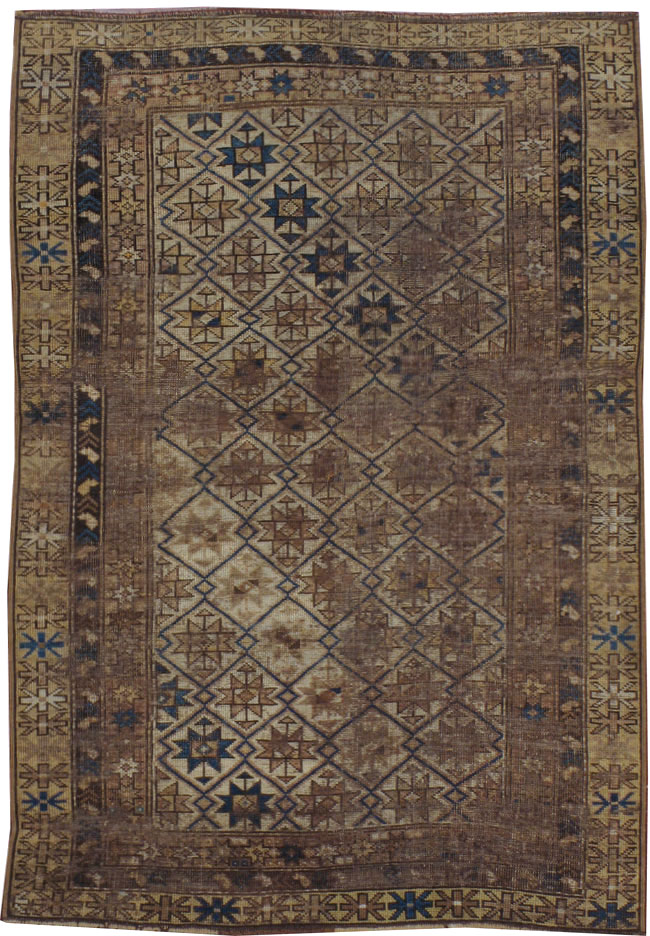 Antique Caucasian Shirvan Rug, No.18469 - Galerie Shabab