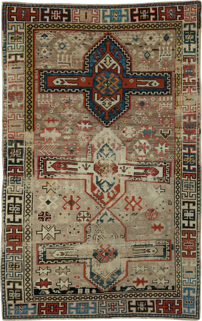 Antique Caucasian Rug, No.18472 - Galerie Shabab