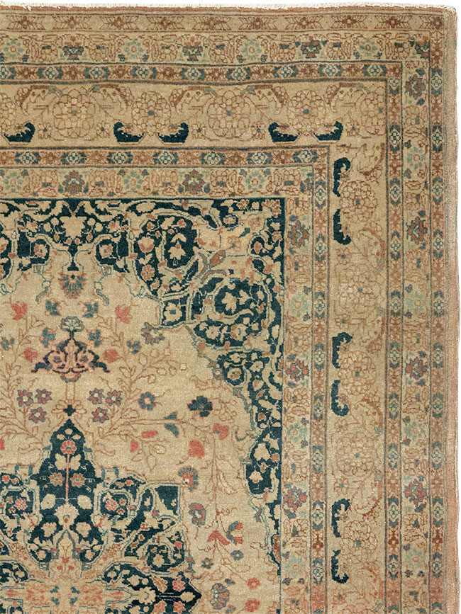 Antique Persian Tabriz Hagi Jalili Rug, No.18474 - Galerie Shabab