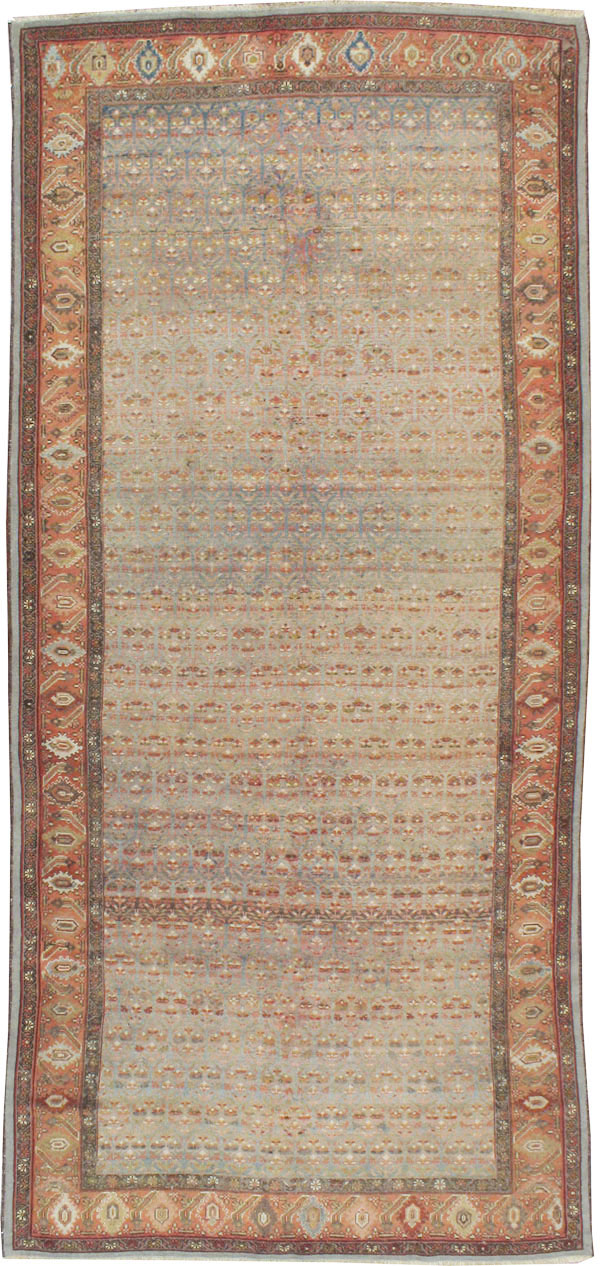 Antique Persian Kurdish Gallery Rug, No.18475 - Galerie Shabab