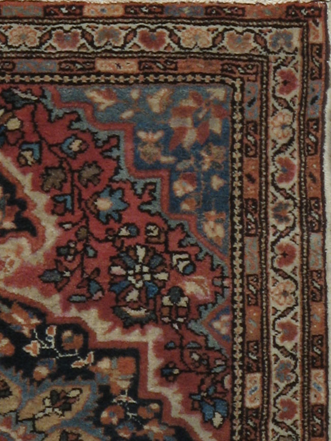 Antique Persian Sarouk Fereghan Rug, No.18482 - Galerie Shabab